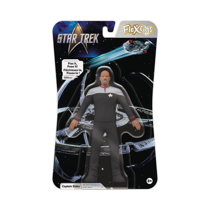 FleXfigs - Star Trek - Deep Space 9 - Captain Benjamin Sisko 4.5-inch Bendable Figure (55032) LOW STOCK