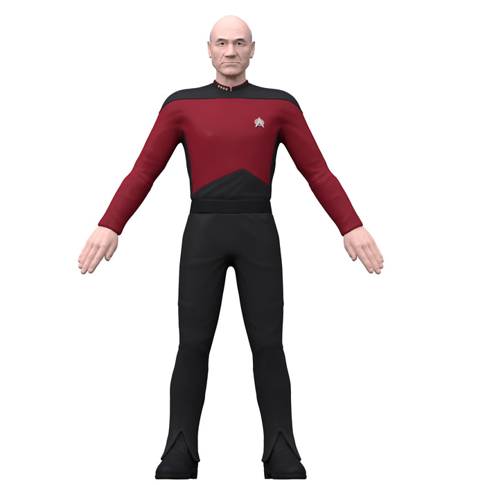 FleXfigs - Star Trek: The Next Generation - Captain Jean-Luc Picard 4.5-inch Bendable Figure (55031) LOW STOCK
