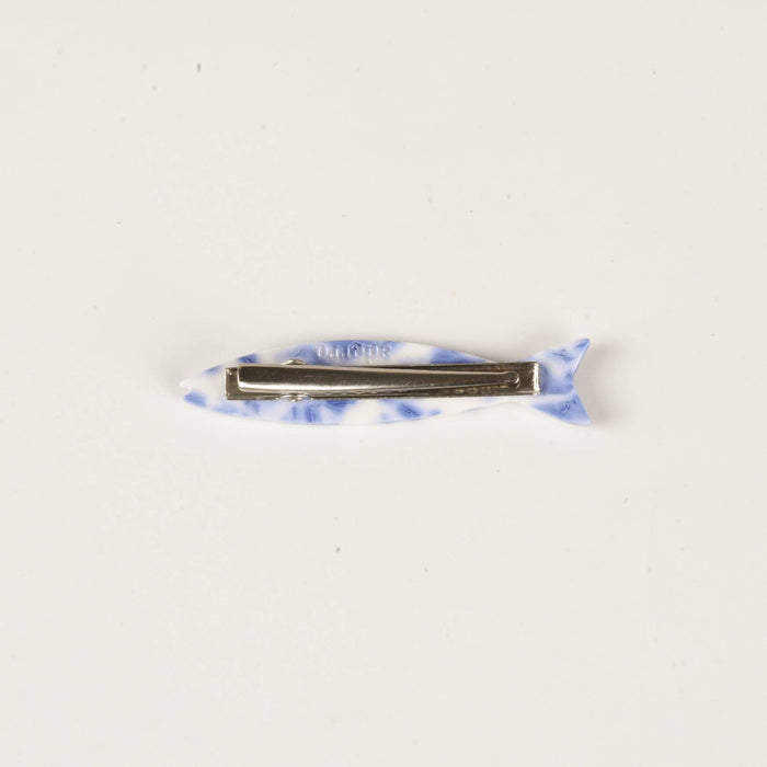 Floral Sardine Fish Hair Clip