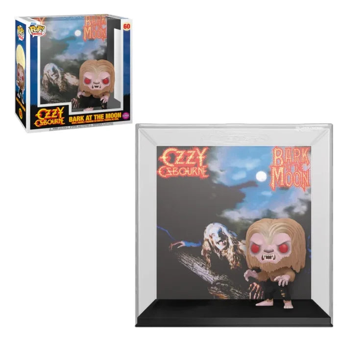 Funko Pop! Albums 60 - Ozzy Osbourne - Bark at the Moon - Ozzy Osbourne (Flocked) Vinyl Figure 76560