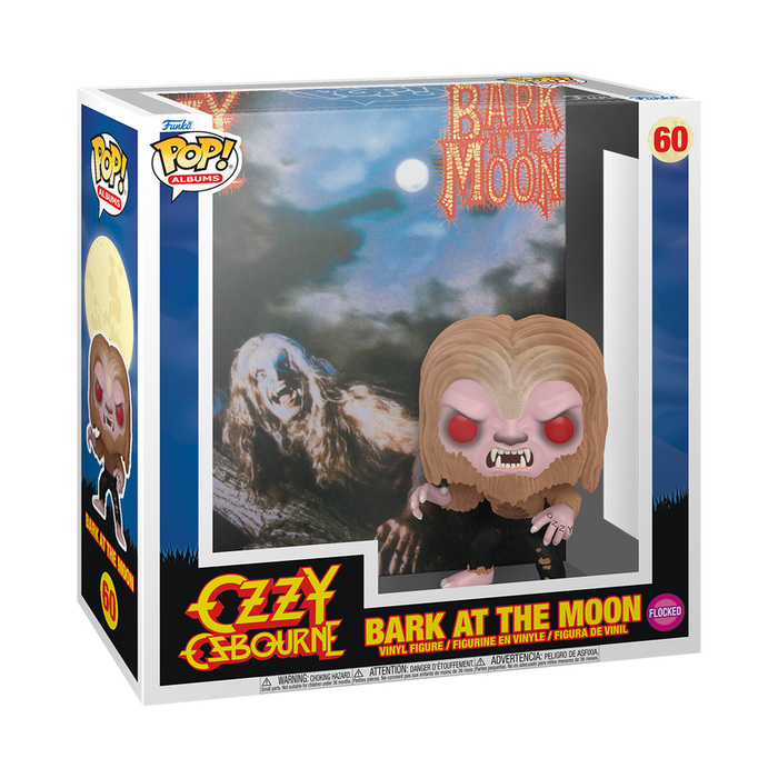 Funko Pop! Albums 60 - Ozzy Osbourne - Bark at the Moon - Ozzy Osbourne (Flocked) Vinyl Figure 76560