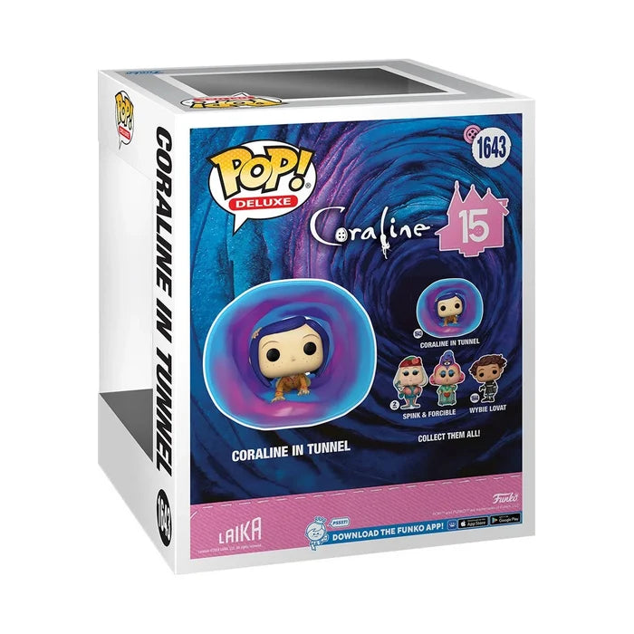 Funko Pop! Deluxe #1643 - Coraline (15th Anniversary) - Coraline in Tunnel Vinyl Figure (81166)