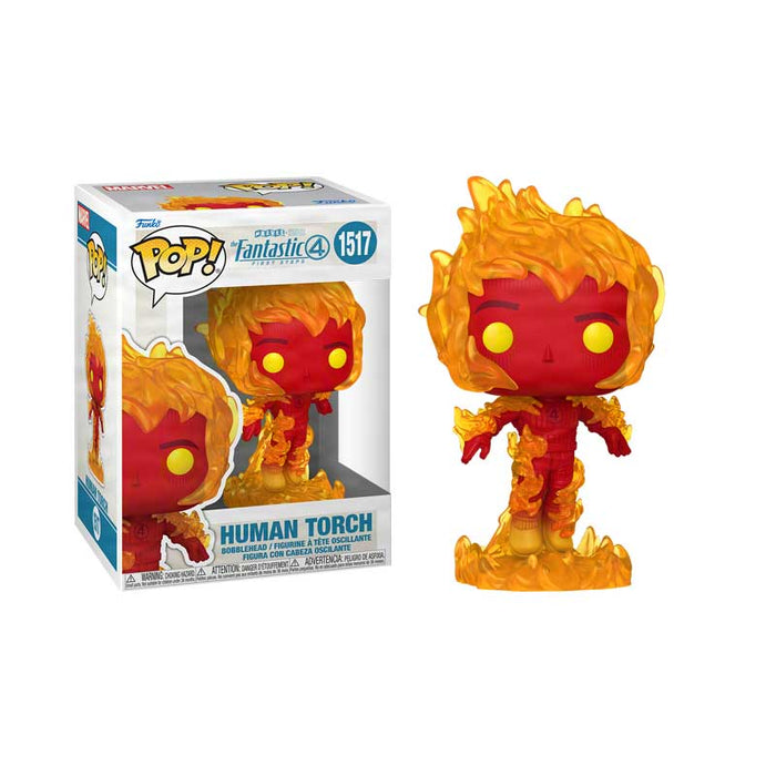 Funko Pop! Marvel #1517 - The Fantastic Four: First Steps (2025) - Human Torch Vinyl Figure (83586) LAST ONE!