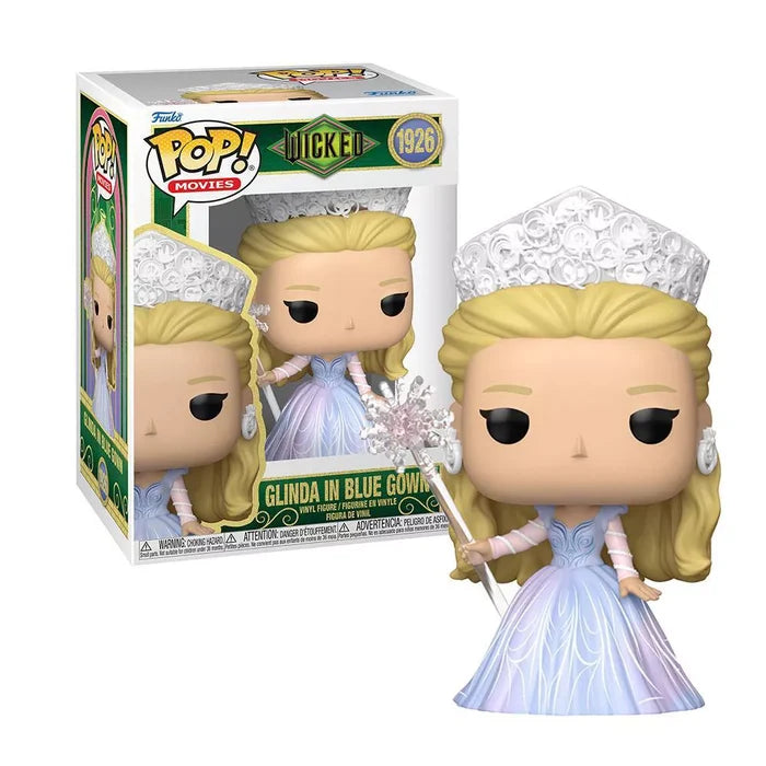 Funko Pop! Movies - Wicked: For Good - #1926 - Glinda in Blue Gown - Vinyl Bobblehead Figure (86671) LOW STOCK