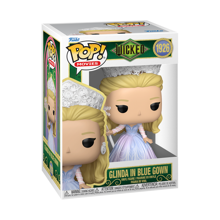 Funko Pop! Movies - Wicked: For Good - #1926 - Glinda in Blue Gown - Vinyl Bobblehead Figure (86671) LOW STOCK