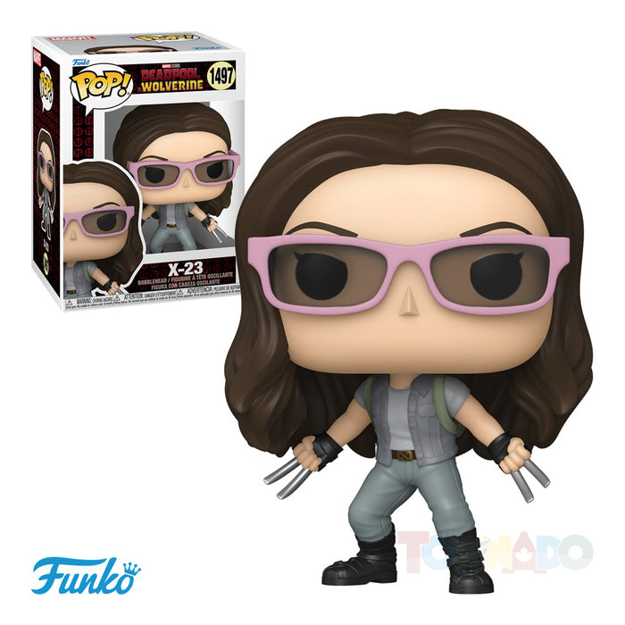 Funko Pop! Movies #1497 - Deadpool & Wolverine (2024) - X-23 Bobblehead Vinyl Figure (84849)