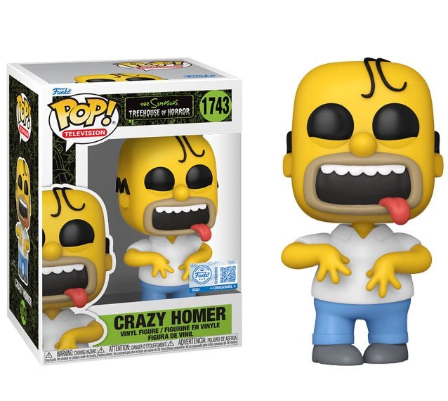Funko Pop! Television - The Simpsons: Treehouse of Horror 1743 - Crazy Homer (Special Edition) 87247