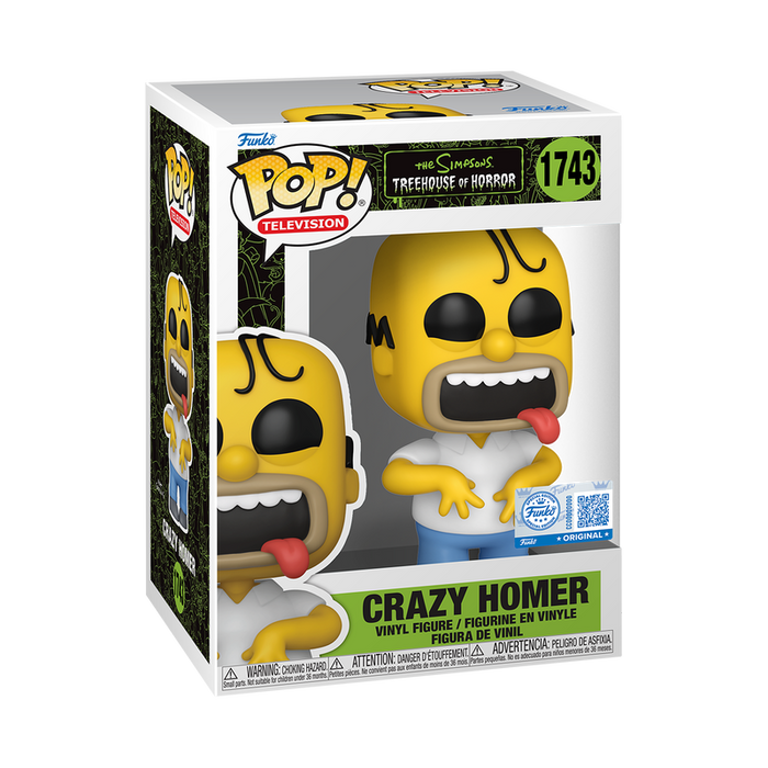 Funko Pop! Television - The Simpsons: Treehouse of Horror 1743 - Crazy Homer (Special Edition) 87247