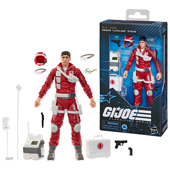 G.I. Joe - Classified Series #186 - Edwin (Lifeline) Steen (Rescue Trooper) Action Figure (G2272)