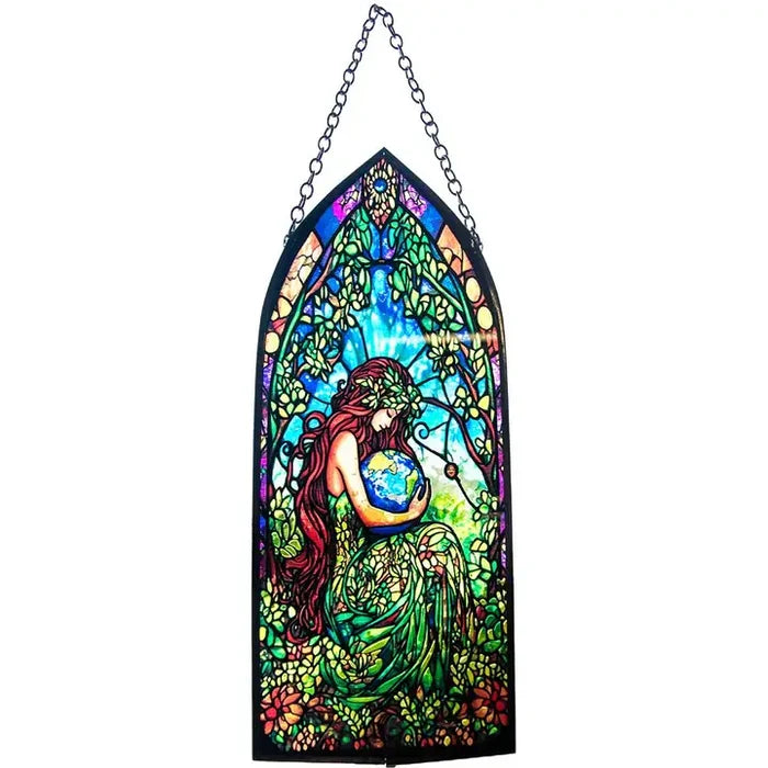 Glass Cathedral Shape Assorted Sun Catchers FB2888  🍃