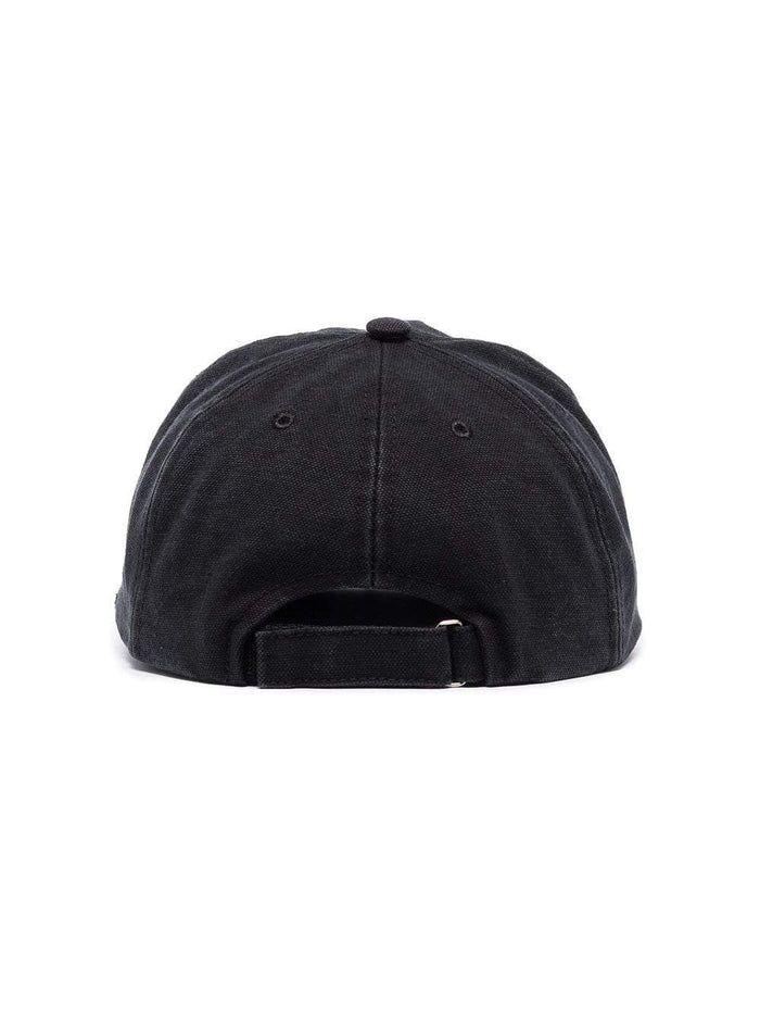 OFF-WHITE Hands Off Logo Embroidered Baseball Cap Black - MAISONDEFASHION.COM