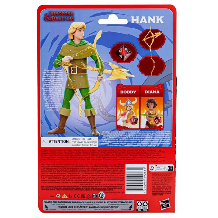 Hasbro - Dungeons & Dragons - Cartoon Classics Series - Hank Action Figure (F4882) LOW STOCK