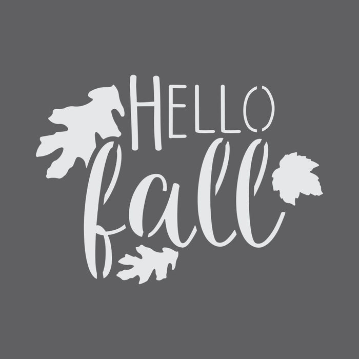 Hello Fall Craft Stencil