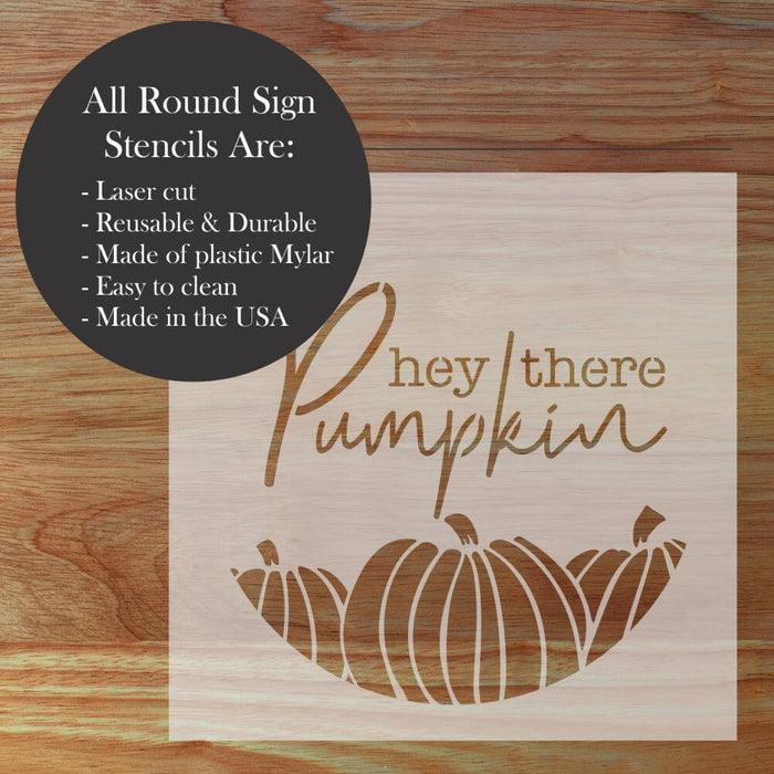 Infographic on Round Sign Stencils by Designer Stencils