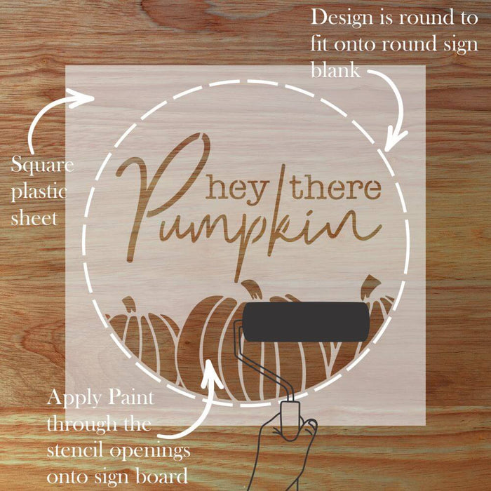 Infographic on Round Sign Stencils by Designer Stencils