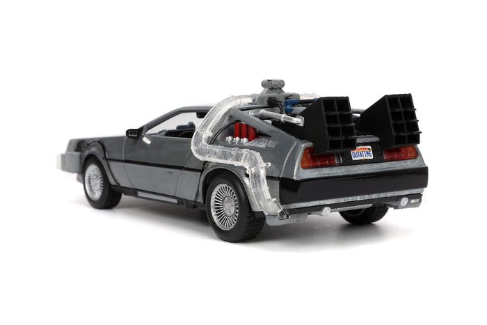 Hollywood Rides - Back to the Future: DeLorean Time Machine 1:24 Scale Die-Cast Vehicle w/Lights 32911 LOW STOCK