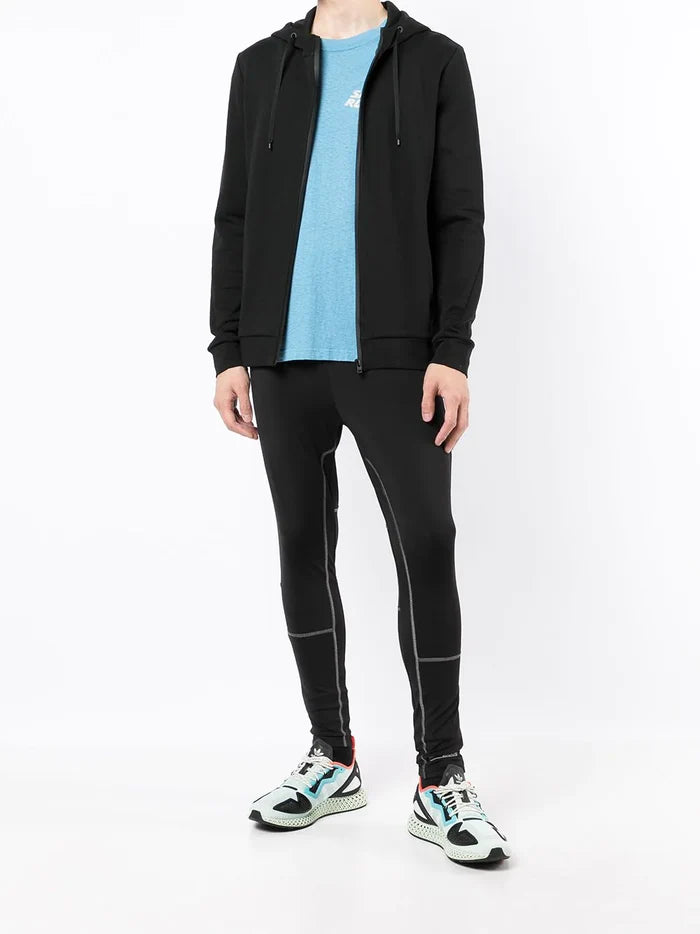 HUGO Durdie Zip Hoodie Black - MAISONDEFASHION.COM