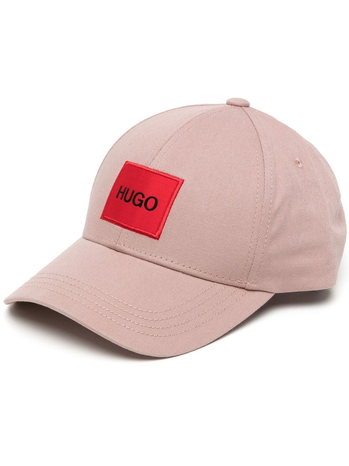 HUGO Logo Patch Cap Brown - MAISONDEFASHION.COM