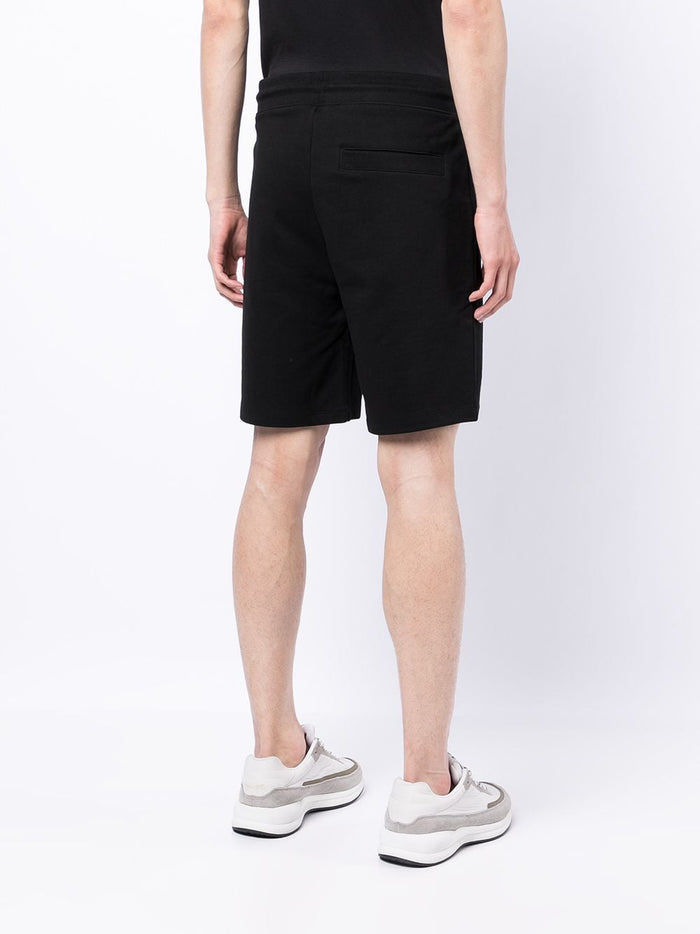 HUGO Logo Patch Shorts Black - MAISONDEFASHION.COM