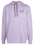 HUGO Logo-print hoodie Purple - MAISONDEFASHION.COM