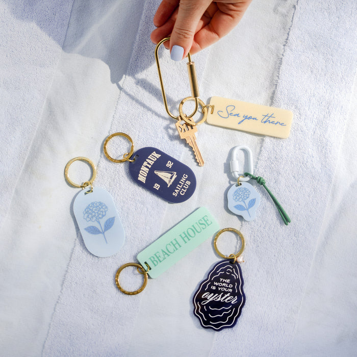 Hydrangea Bag Charm