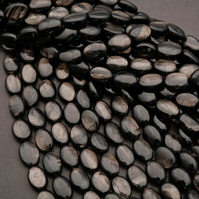 Hypersthene · Smooth · Oval · 10x14mm, Tejas Beads, Beads