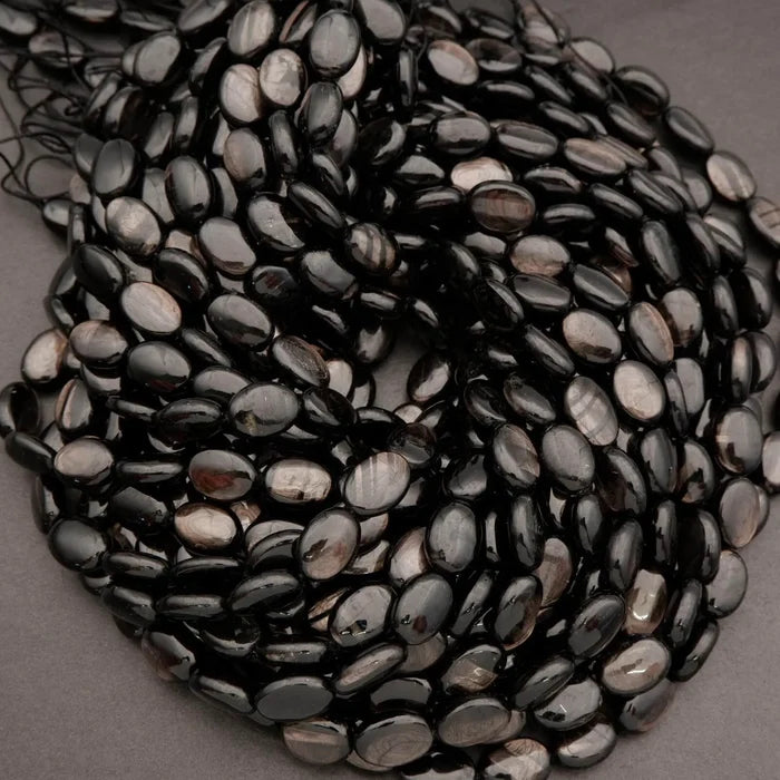 Hypersthene · Smooth · Oval · 10x14mm, Tejas Beads, Beads