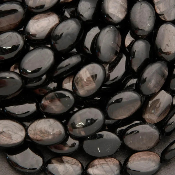 Hypersthene · Smooth · Oval · 10x14mm, Tejas Beads, Beads