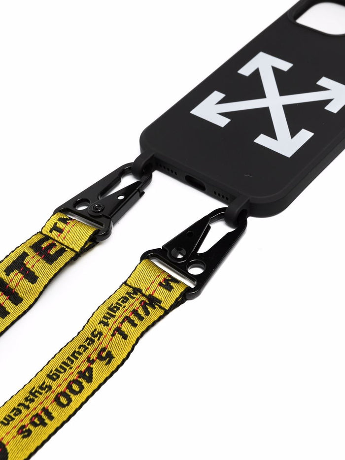 OFF-WHITE Industrial Belt iPhone 12 Pro Max Case Black - MAISONDEFASHION.COM