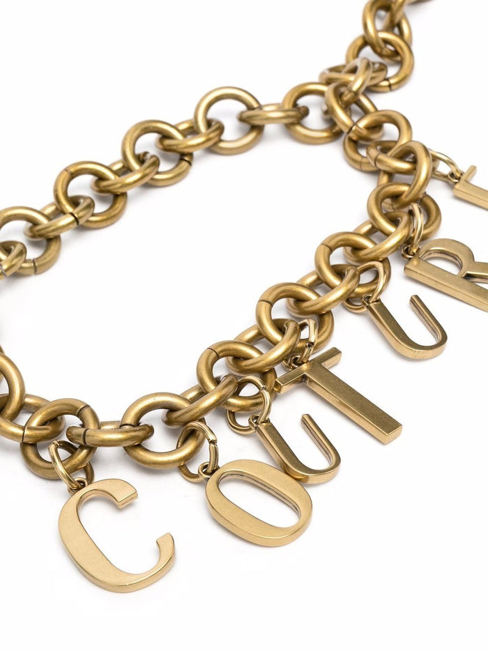VERSACE JEANS COUTURE WOMEN Couture Lettered Belt - MAISONDEFASHION.COM