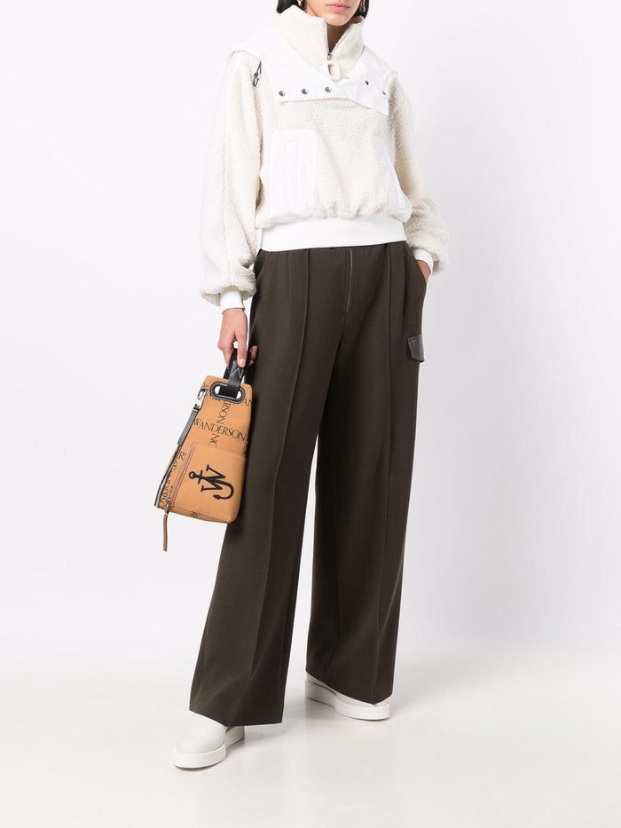 JW ANDERSON Anchor Logo Crossbody Bag Brown - MAISONDEFASHION.COM