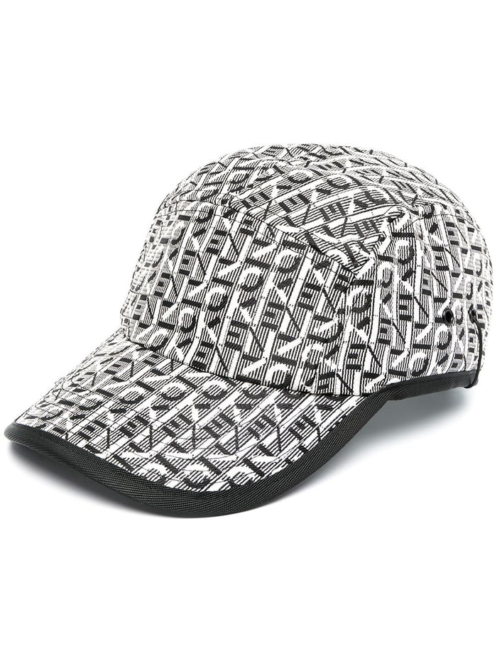 KENZO All Over Logo Cap Grey - MAISONDEFASHION.COM