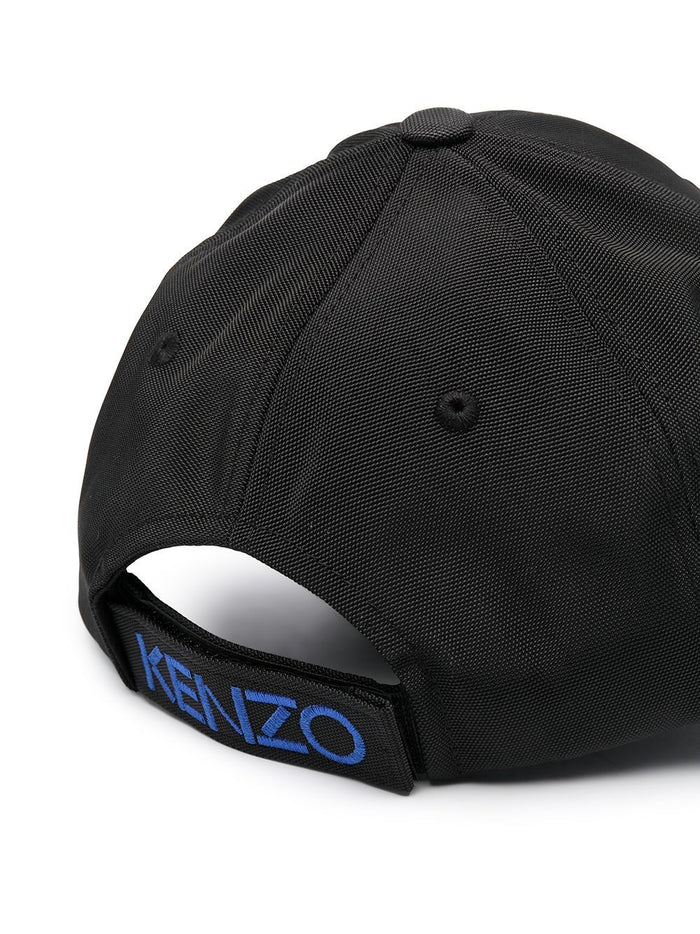 KENZO Blue Tiger Cap Black - MAISONDEFASHION.COM