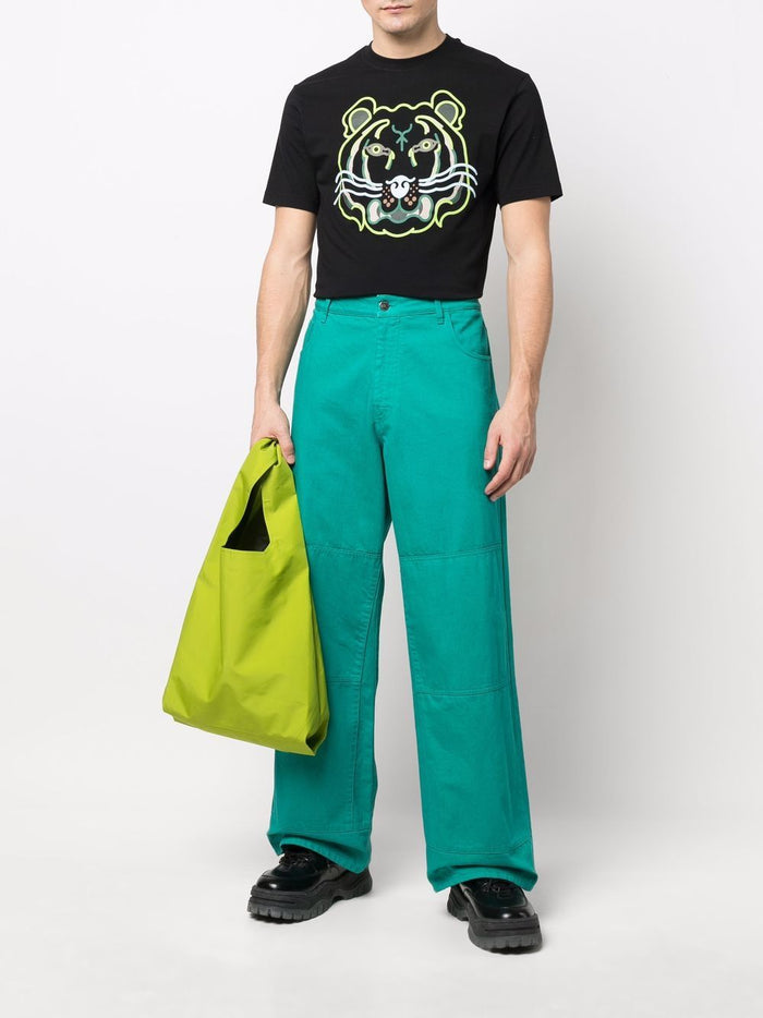 KENZO K-Tiger Relaxed T-Shirt Black - MAISONDEFASHION.COM