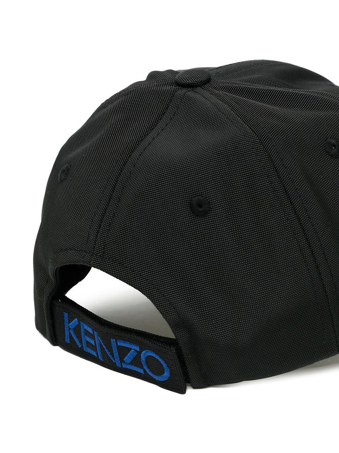 KENZO Tiger Embroidered Cap Black - MAISONDEFASHION.COM