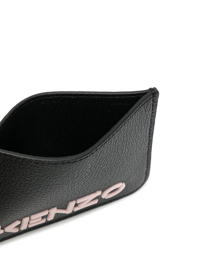 KENZO Logo-print cardholder Pink - MAISONDEFASHION.COM