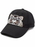 KENZO Tiger Cap Black - MAISONDEFASHION.COM