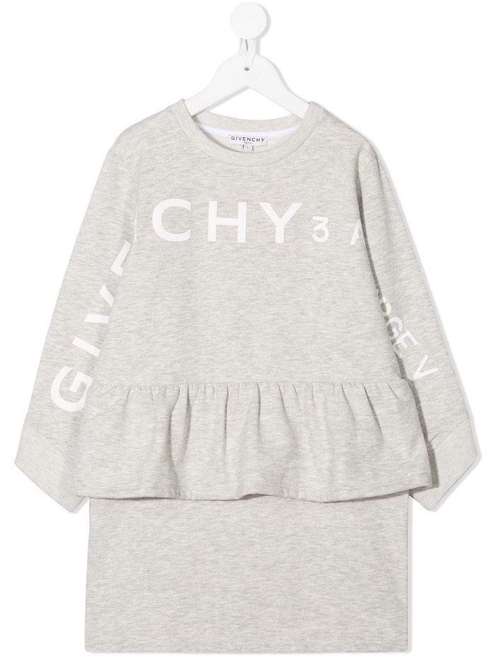 GIVENCHY KIDS 3 Logo Sweatshirt Grey - Maison De Fashion