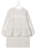 GIVENCHY KIDS 3 Logo Sweatshirt Grey - Maison De Fashion