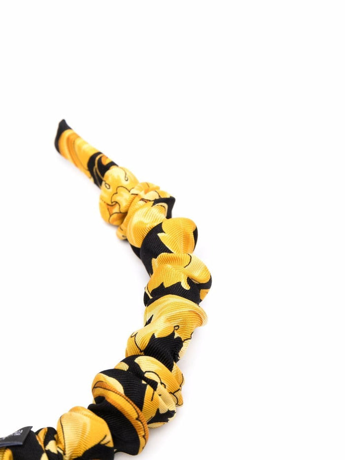 VERSACE KIDS Baroque Print Headband - MAISONDEFASHION.COM