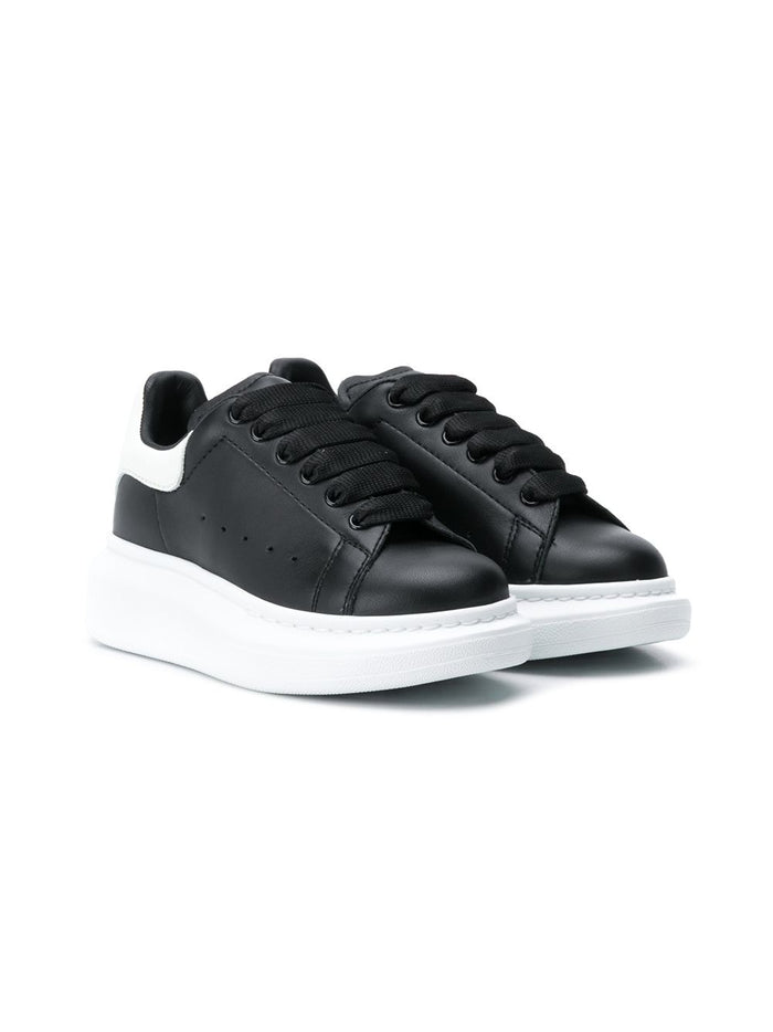 ALEXANDER MCQUEEN KIDS Oversized Sole Sneakers Black - MAISONDEFASHION.COM