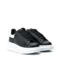 ALEXANDER MCQUEEN KIDS Oversized Sole Sneakers Black - MAISONDEFASHION.COM