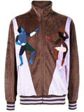 KIDSUPER Colour-block bomber jacket Brown - MAISONDEFASHION.COM