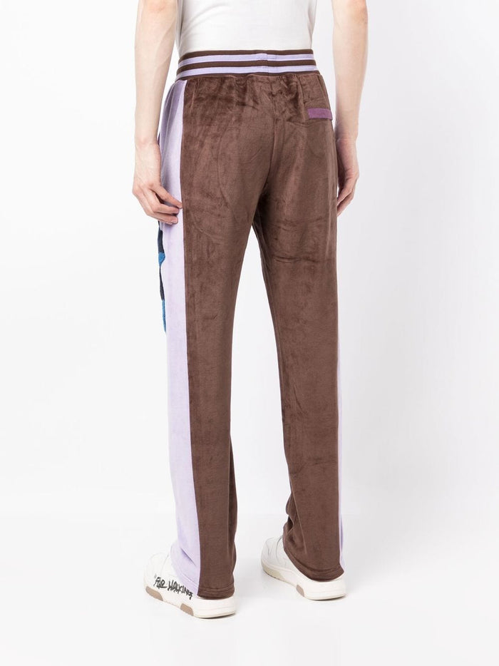KIDSUPER Colour-block track pants Brown - MAISONDEFASHION.COM