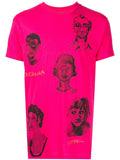 KIDSUPER Graphic-print short-sleeve T-shirt Pink - MAISONDEFASHION.COM