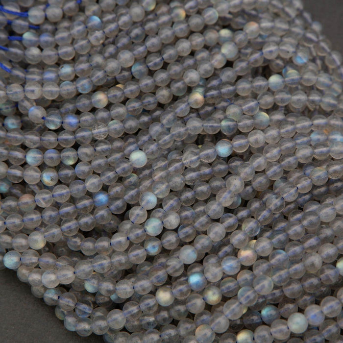 Labradorite A · Smooth · Round · 4mm, Tejas Beads, Beads