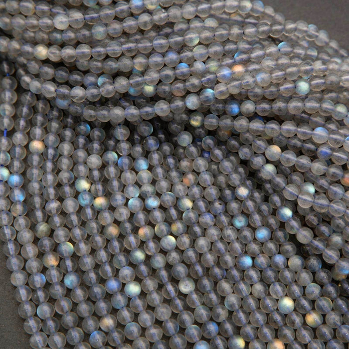 Labradorite A · Smooth · Round · 4mm, Tejas Beads, Beads
