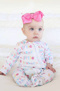 Little Sister Ruffle Zipper Footie