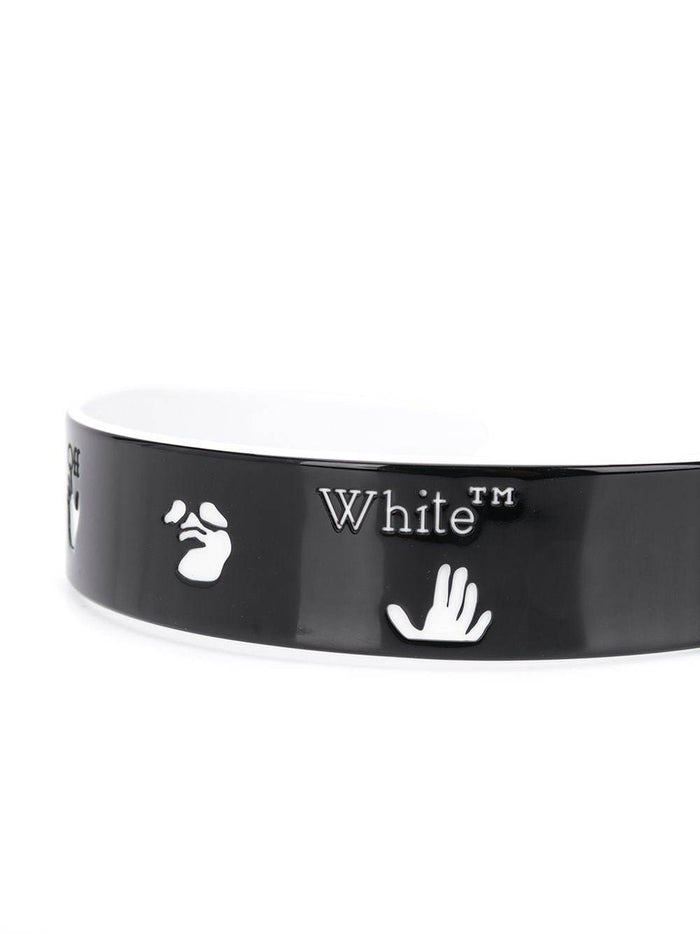 OFF-WHITE Logo Head Band Black - Maison De Fashion