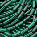 Malachite · Smooth · Tube · 4mm, Tejas Beads, Beads